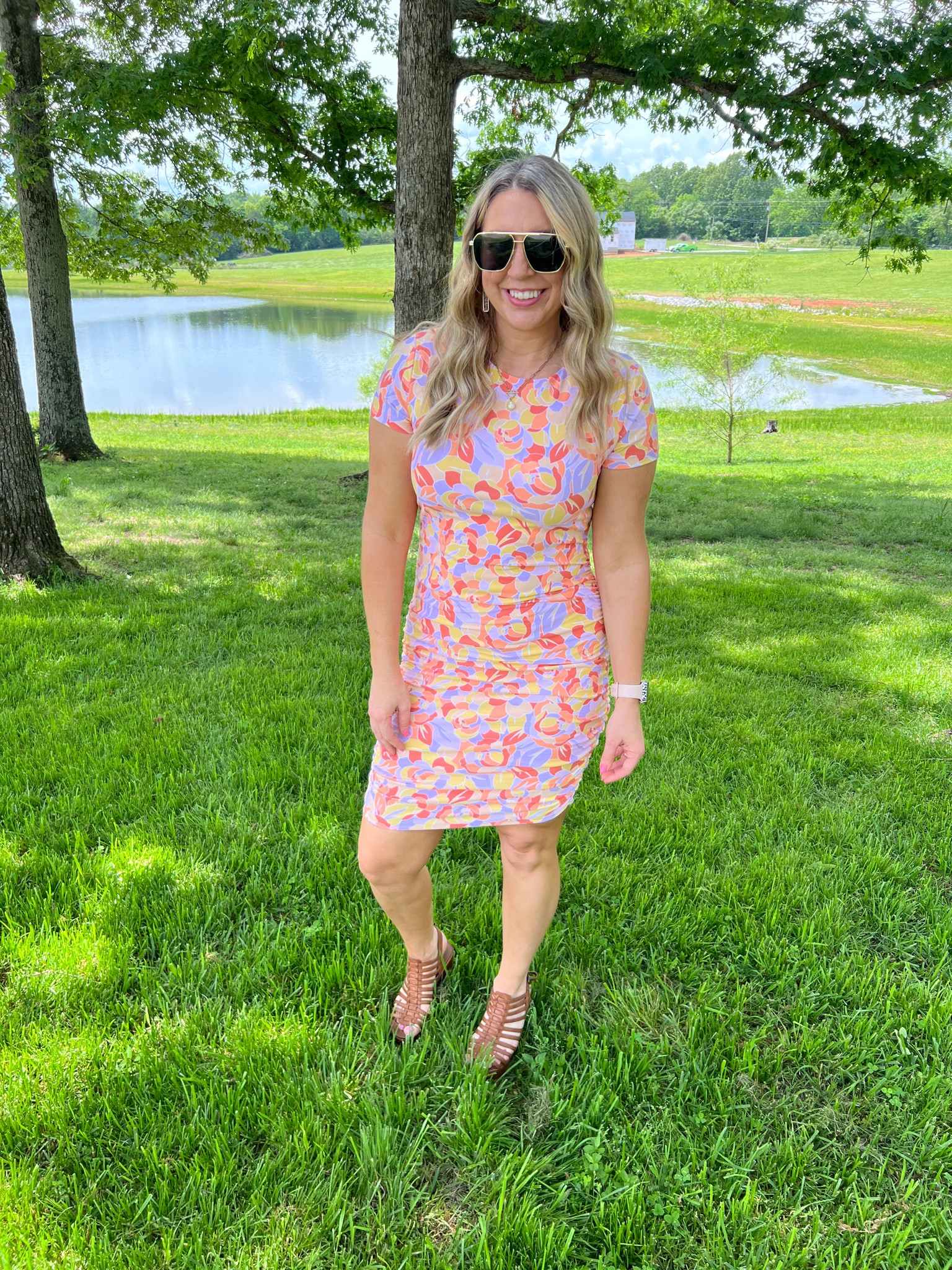 Let’s play a game.. how much is Stephenie’s dress? 😂 If you saw it in person you’d never believe it! It’s made of the softest fabric too so I can see why it has a 5 ⭐️ rating! $10-12!! TTS. This is juniors so I sized up to a large and it fits perfect! I’m 5’7 and 165 lbs. 