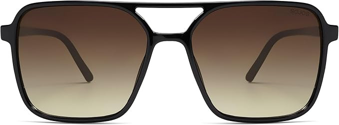 SOJOS Trendy Vintage Aviator Square Sunglasses For Womens Mens Retro 70s UV400 Women Sun Glasses ... | Amazon (US)