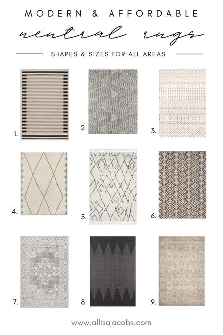 Neutral rugs are the best way to ground a space! TIP: 

Choose a size slightly bigger than the furniture that will sit on it! 😊



#LTKhome