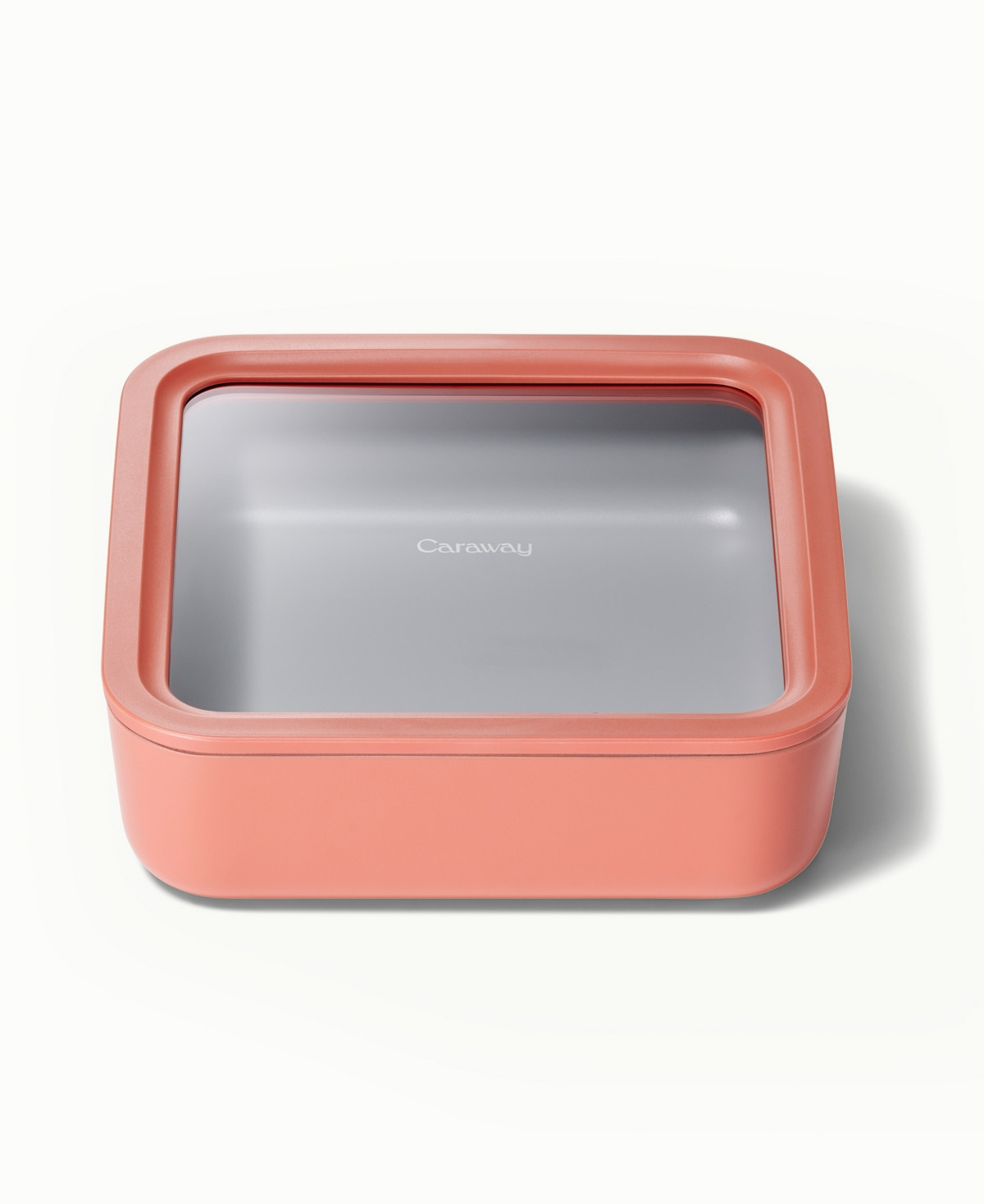 Caraway 10-Cup Glass Food Storage Container with Lid - Perracotta | Macy's