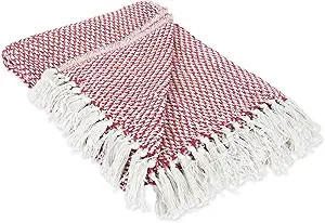DII 100% Cotton Basket Weave Throw for Indoor/Outdoor Use Camping Bbq's Beaches Everyday Blanket,... | Amazon (US)