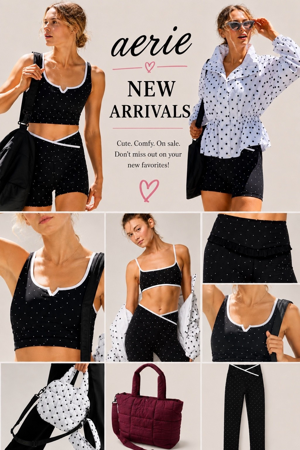 ✨ AERIE NEW ARRIVALS ARE HERE! 🤍
If you've been waiting for the cutest activewear and lounge pieces, now's the time! These new Aerie finds are so good—comfortable, flattering, and perfect for everything from workouts to running errands. 🖤
I've linked all my favorite new arrivals in my LTK! Grab your favorites before sizes start selling out. 🛍️🤍 #LTK #Aerie #NewArrivals #AerieStyle #Athleisure

#LTKActive #LTKootd #LTKmomlife