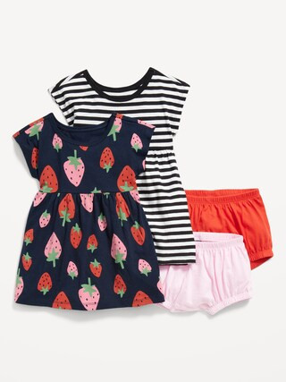 Short-Sleeve Dress and Bloomers Set for Baby | Old Navy (US)