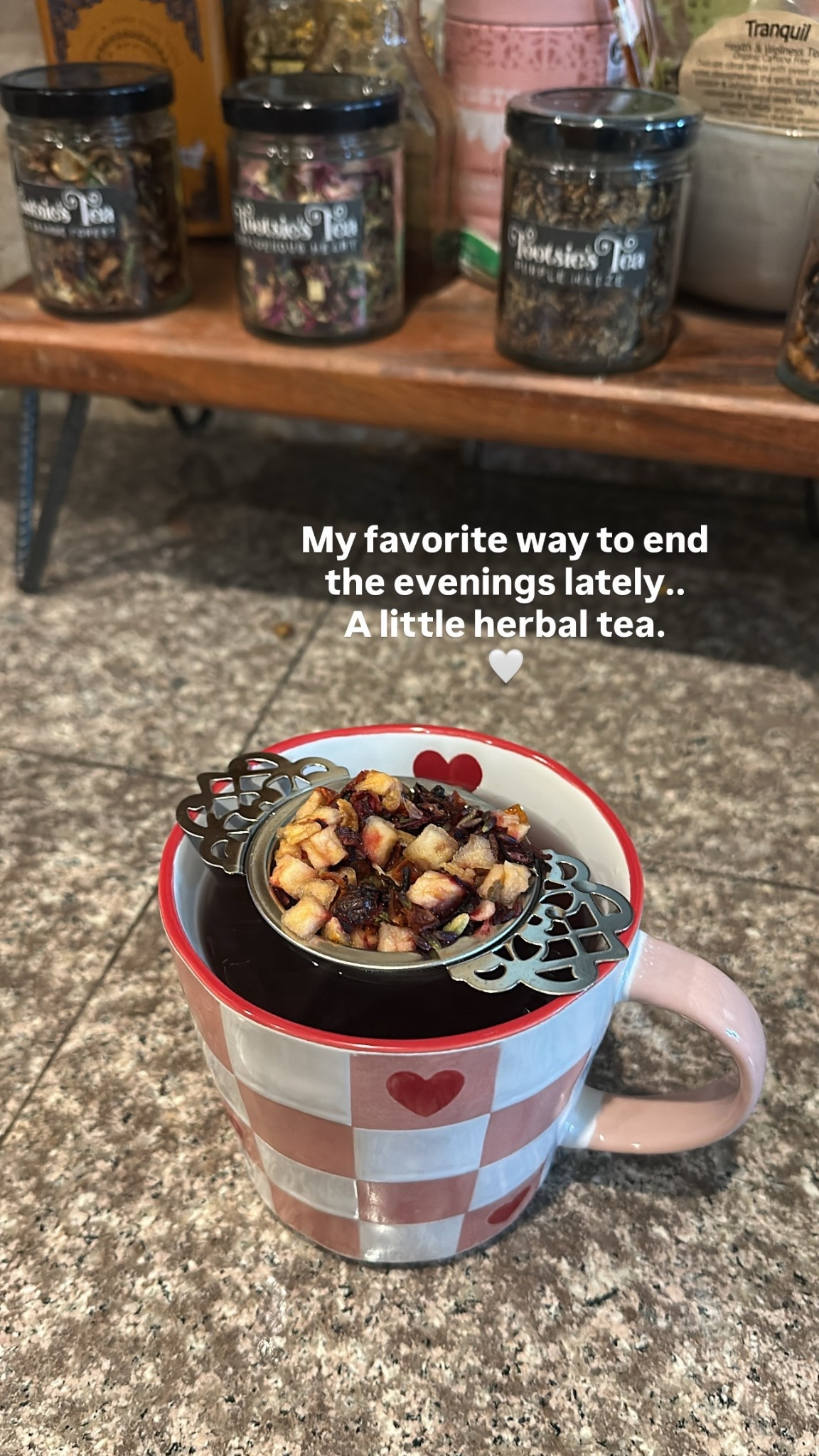 There’s just something about slowing down at the end of the day 🤍
lately it’s been a warm cup of herbal tea… and this little steeper I reach for every time.

it’s simple, easy to use, and makes loose leaf tea feel like such a cozy little ritual instead of a chore ☕️✨
(plus it keeps everything contained so you’re not fishing out leaves 😅)

linking the exact one I use here 🤍

#LTKselfcare #LTKmomlife #LTKMothersDay