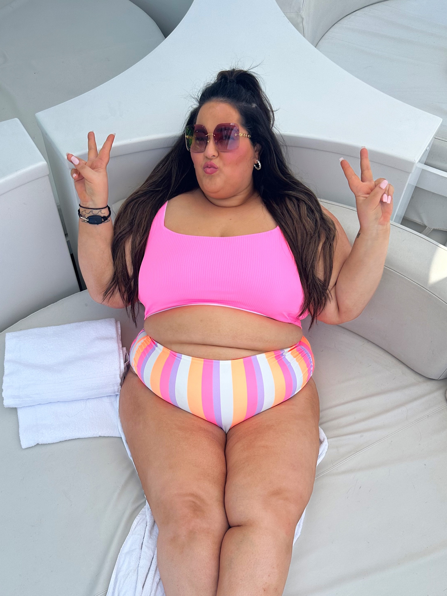 Wearing an xxl in these swim pieces from coral reef swim! One of my FAVORITE plus size friendly swimsuit brands! 

#LTKplussize #LTKstyletip #LTKswim