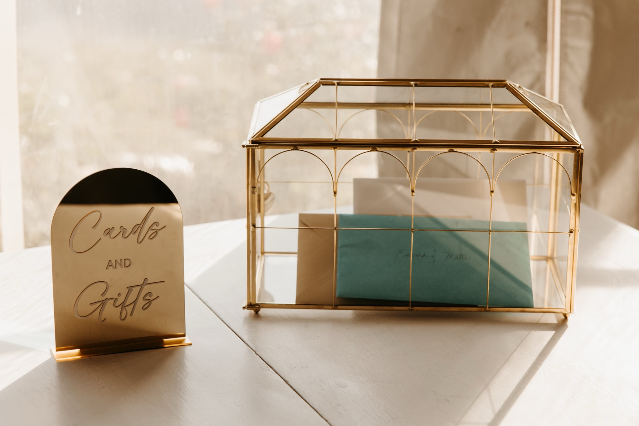 Gold gift & card box and sign set 💛

#LTKParties #LTKGiftGuide #LTKWedding