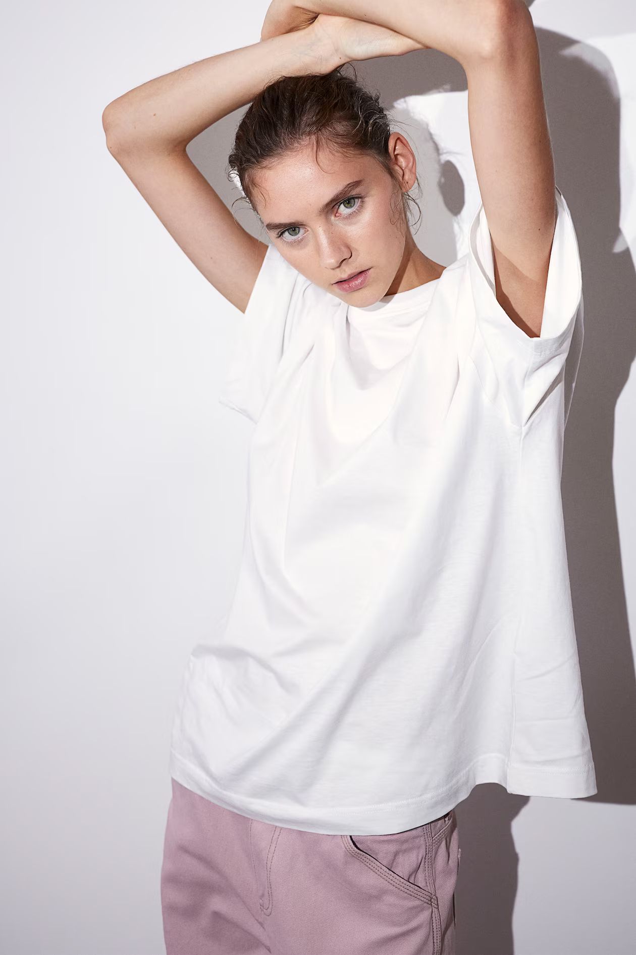 Oversized T-Shirt - Weiß - Ladies | H&M AT | H&M (DE, AT, CH, NL, FI)