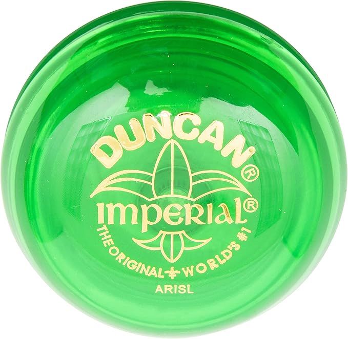 Duncan Toys Imperial Yo-Yo, Beginner Yo-Yo with String, Steel Axle and Plastic Body, Lime Green | Amazon (US)