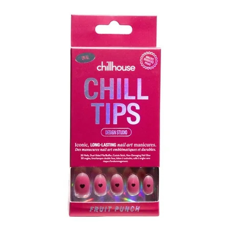Chillhouse Chill Tips Press On Nails, Fruit Punch, Oval Style, 30 Count | Walmart (US)