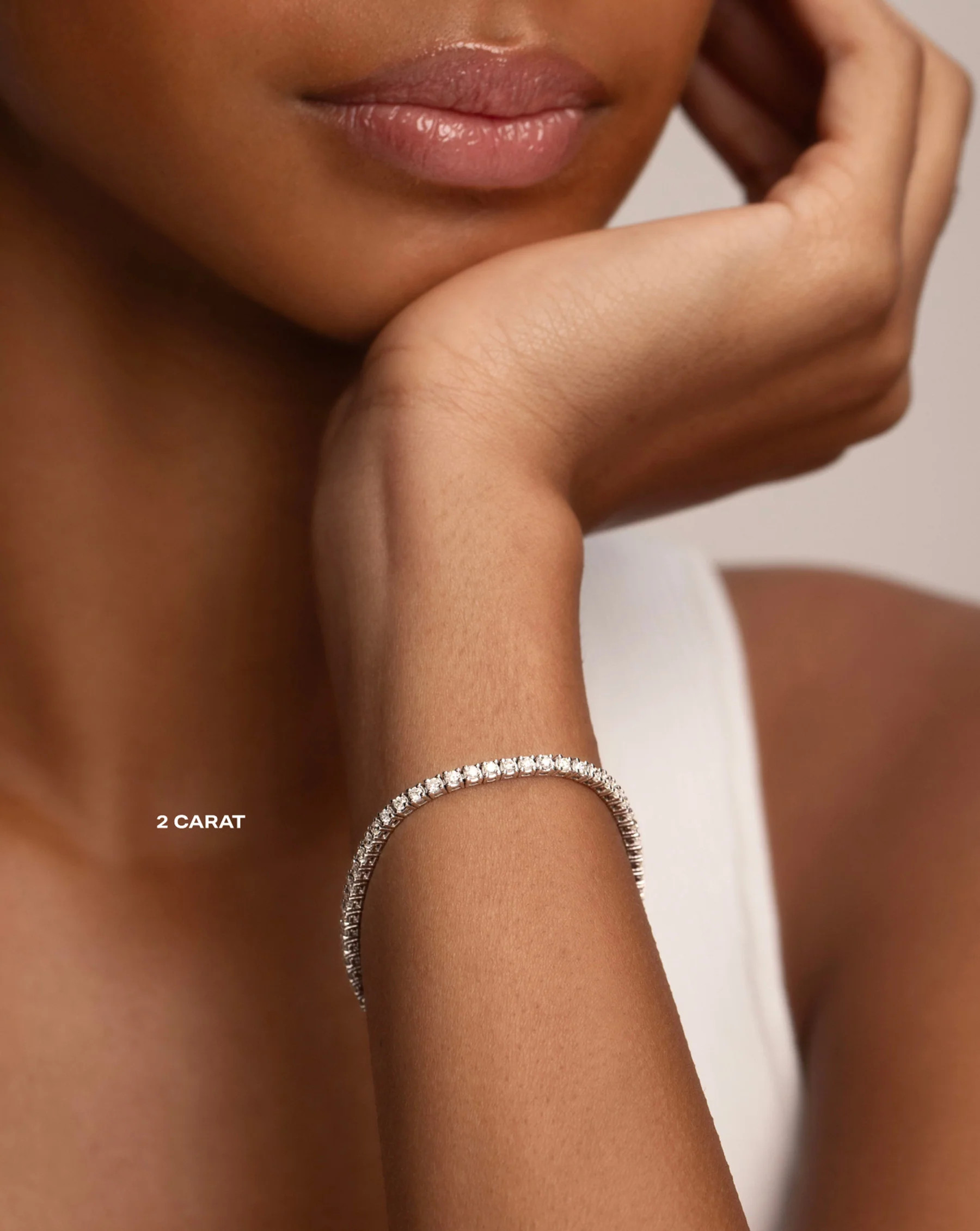 Classic Lab Diamond Tennis Bracelet | Ring Concierge