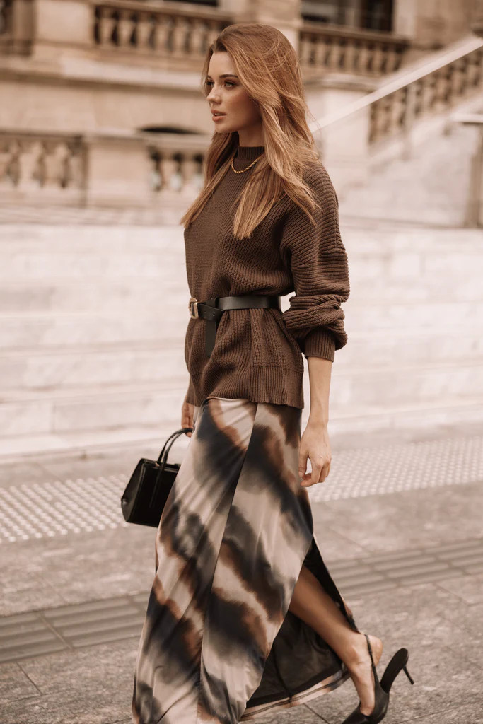 Katty Knit Sweater - Chocolate Brown | Petal & Pup (US)