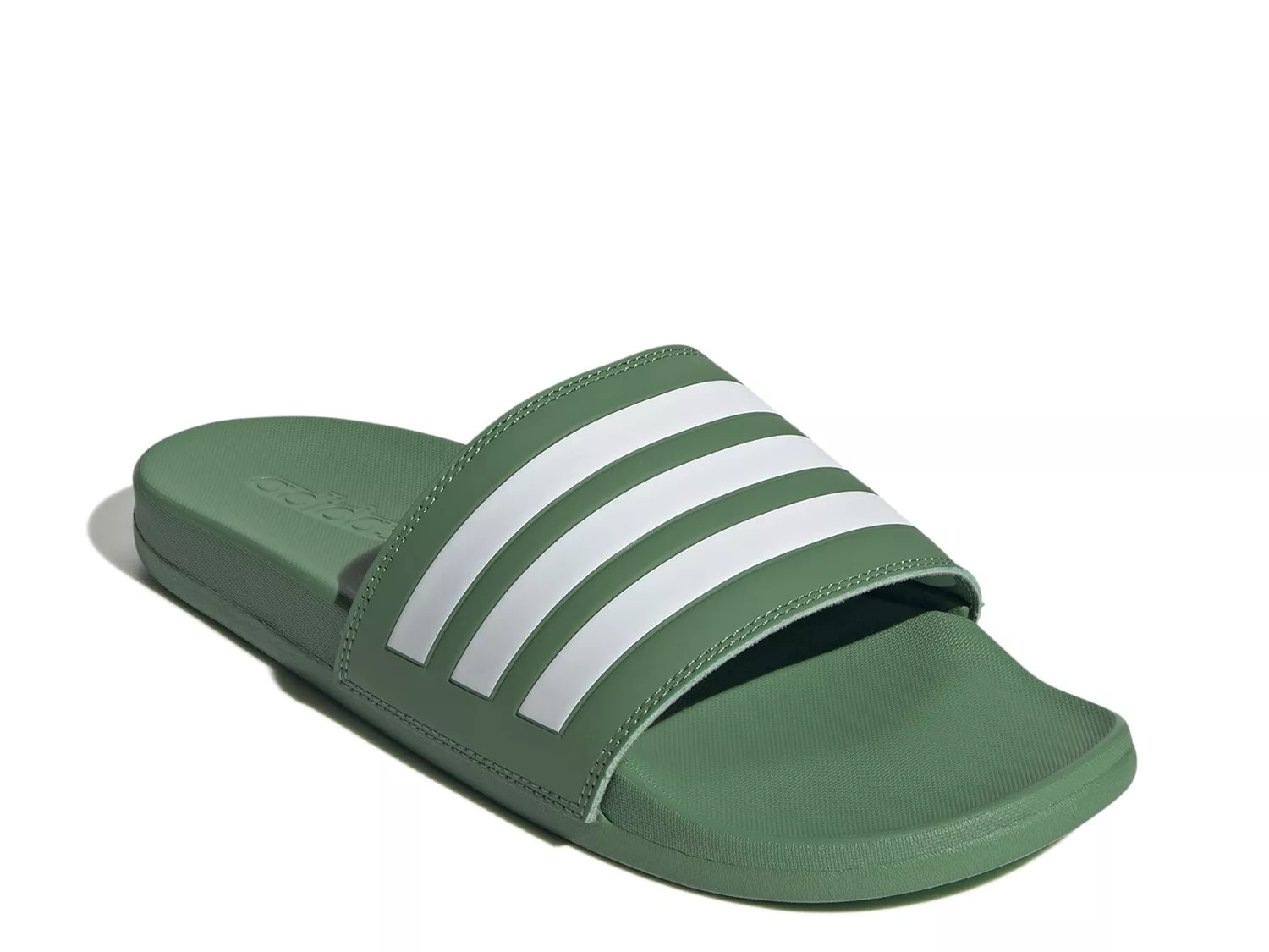 adidas Adilette Comfort Slide Sandal | Men's | Green | Size 13 | Sandals | Athletic | DSW