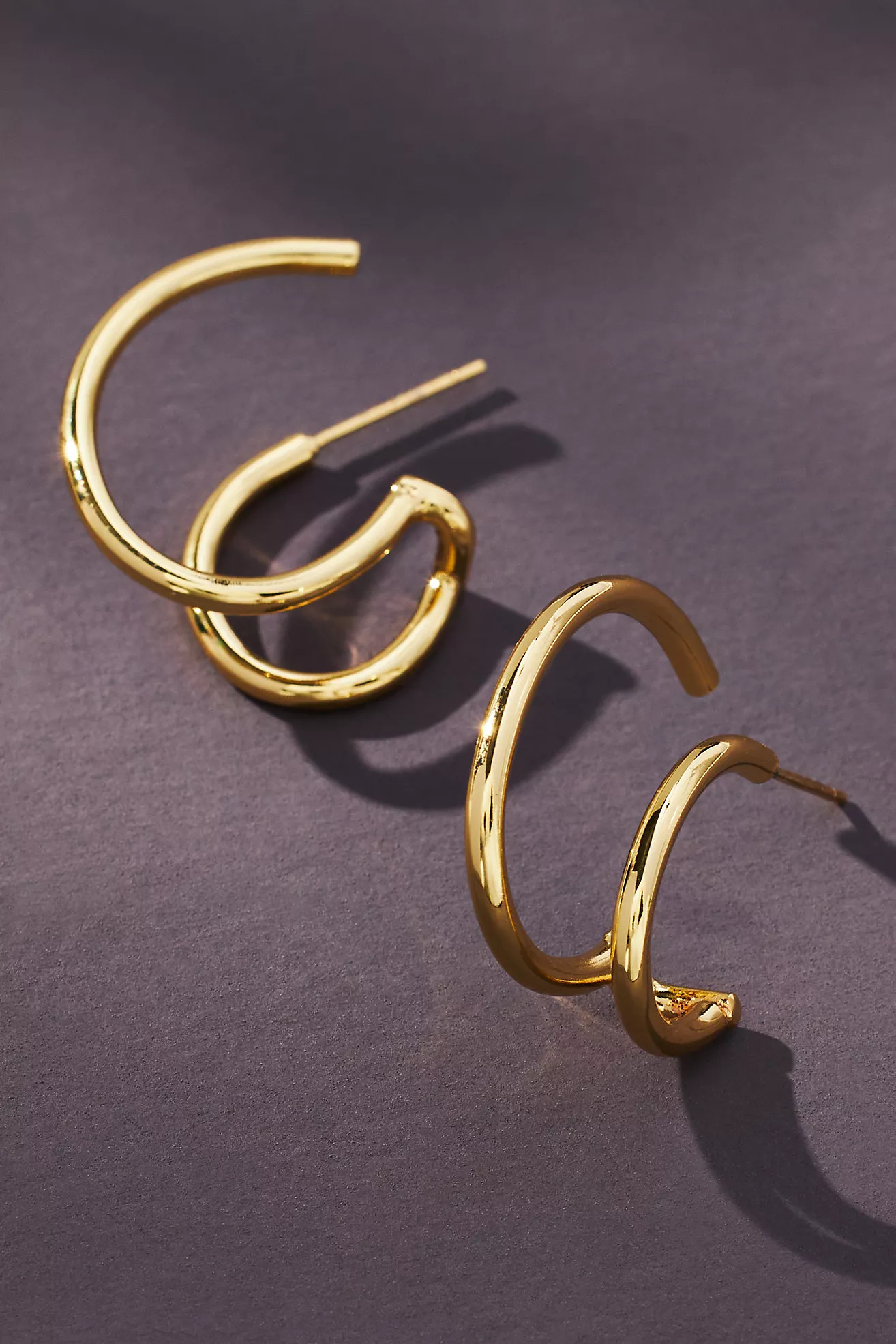 Wiry Hoop Earrings | Anthropologie (US)