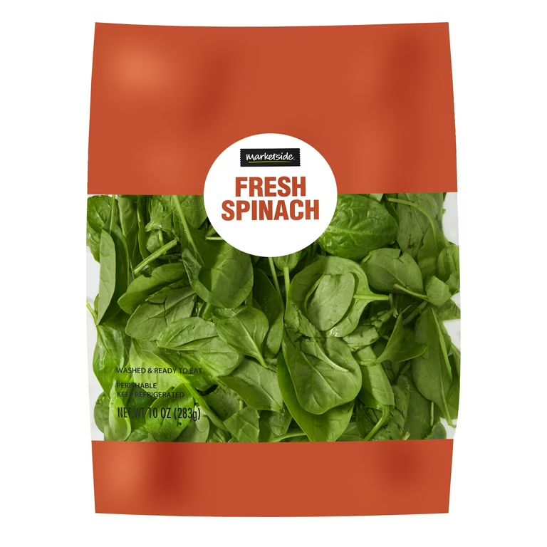 Marketside Fresh Spinach, 10 oz Bag, Fresh - Walmart.com | Walmart (US)