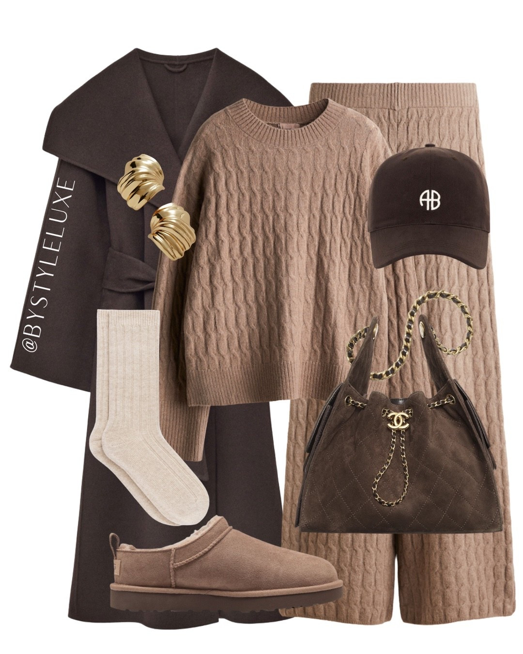 H&M Knitted Co-ord - new in dark beige knitted set 

#coord #hm #autumnoutfit 

#LTKuk #LTKwinter #LTKautumn