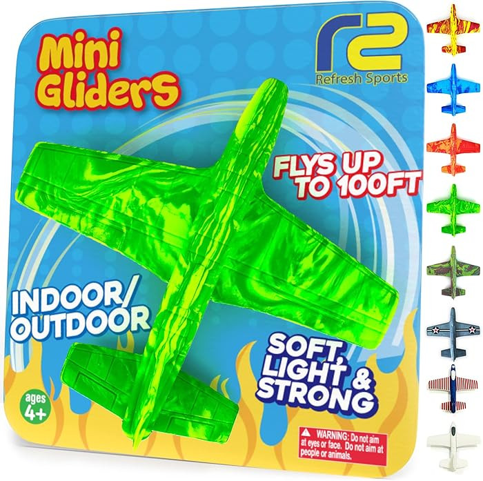 Foam Airplanes - Stocking Stuffers for Kids All Ages 4 5 6 7 8 9 + Year Old - Best Toy Gift - Boy... | Amazon (US)