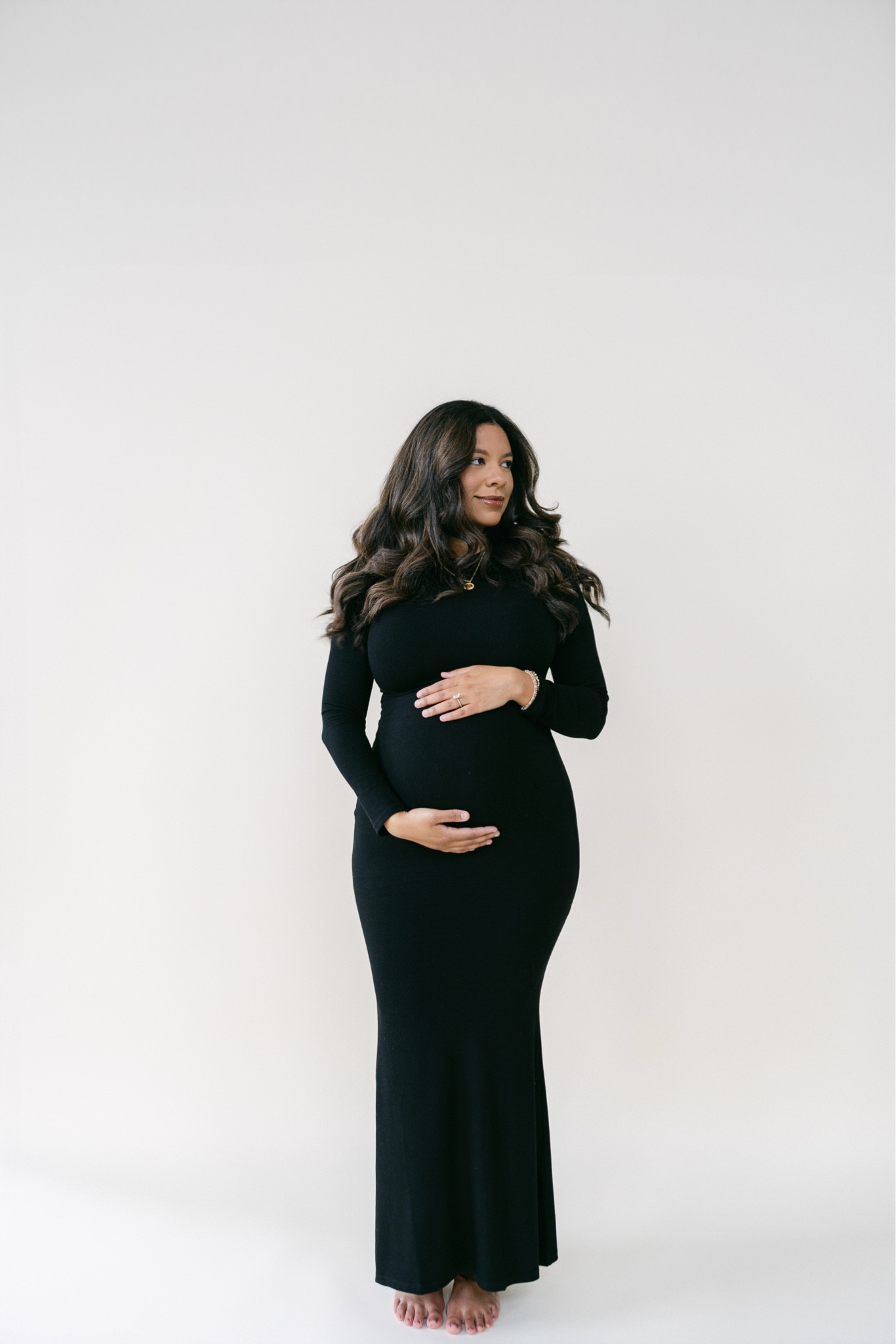 The perfect black dress! Bump friendly wearing size large 9 months pregnant- neutral style- affordable Amazon find 

#LTKFindsUnder50 #LTKBump #LTKStyleTip