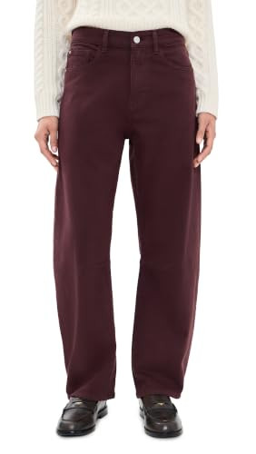 Warp + Weft Women's BNA Soft Curve Barrel Jeans, Garnet, 26 | Amazon (US)