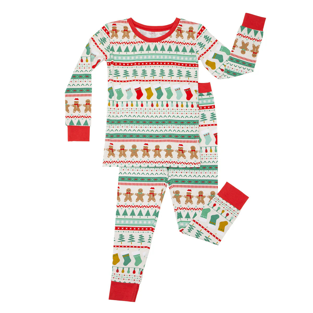 Fair Isle Two-Piece Pajama Set | Little Sleepies