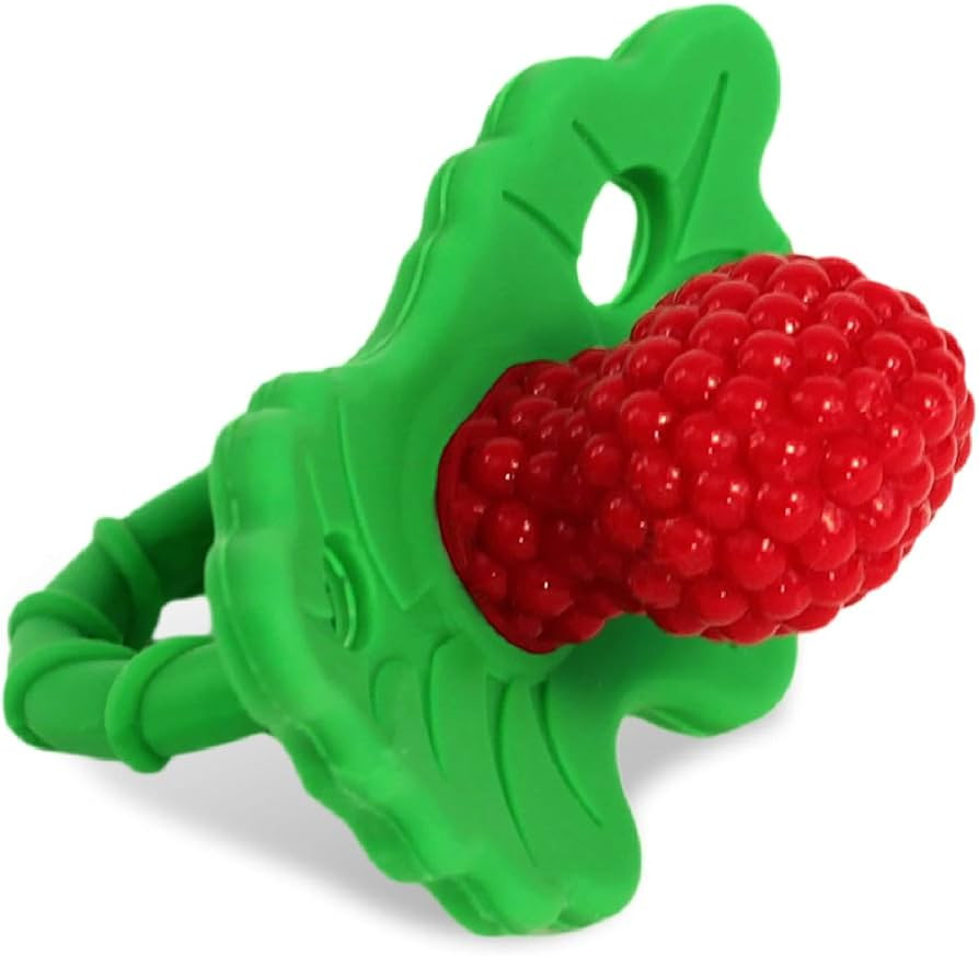 RaZbaby RaZberry Silicone Baby Teether Toy - Berrybumps Soothe Babies Sore Gums - Infant Teething... | Amazon (US)