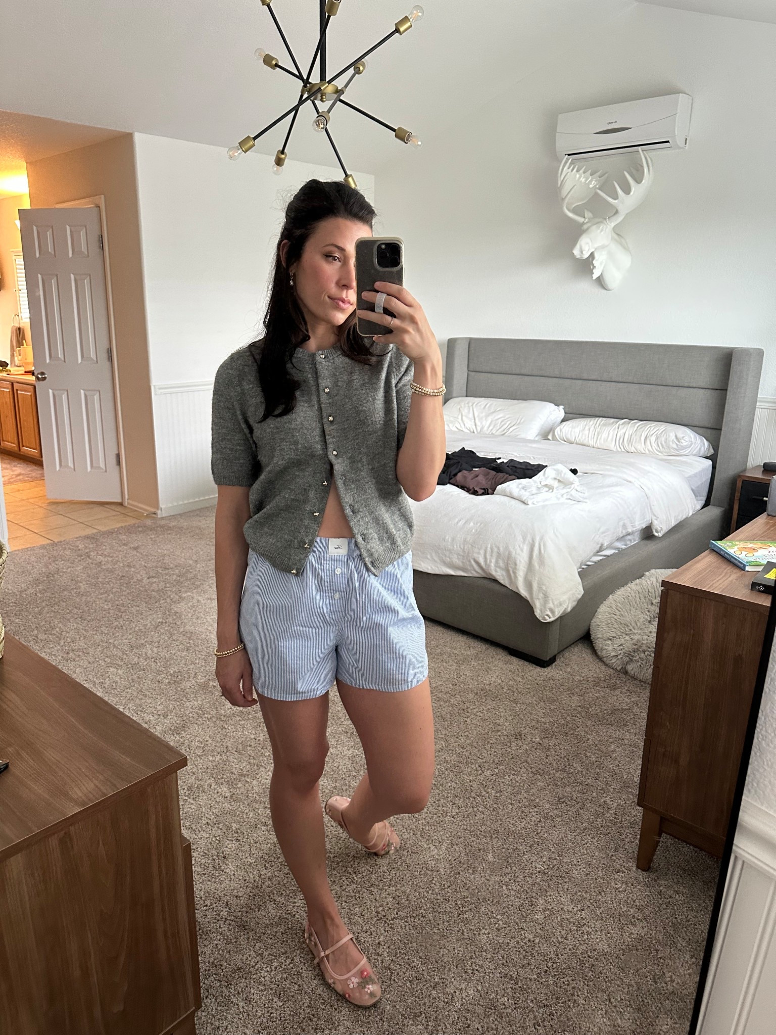 Summer vacation outfit / vacation outfit / summer outfit / vacation outfits / summer outfits / outfit inspo / beach vacation outfit / vacation outfit inspo / summer style / boxers outfit / boxers outfit for summer / styling boxer shorts / mesh flats 

#LTKTravel #LTKSummerEdit #LTKSeasonal