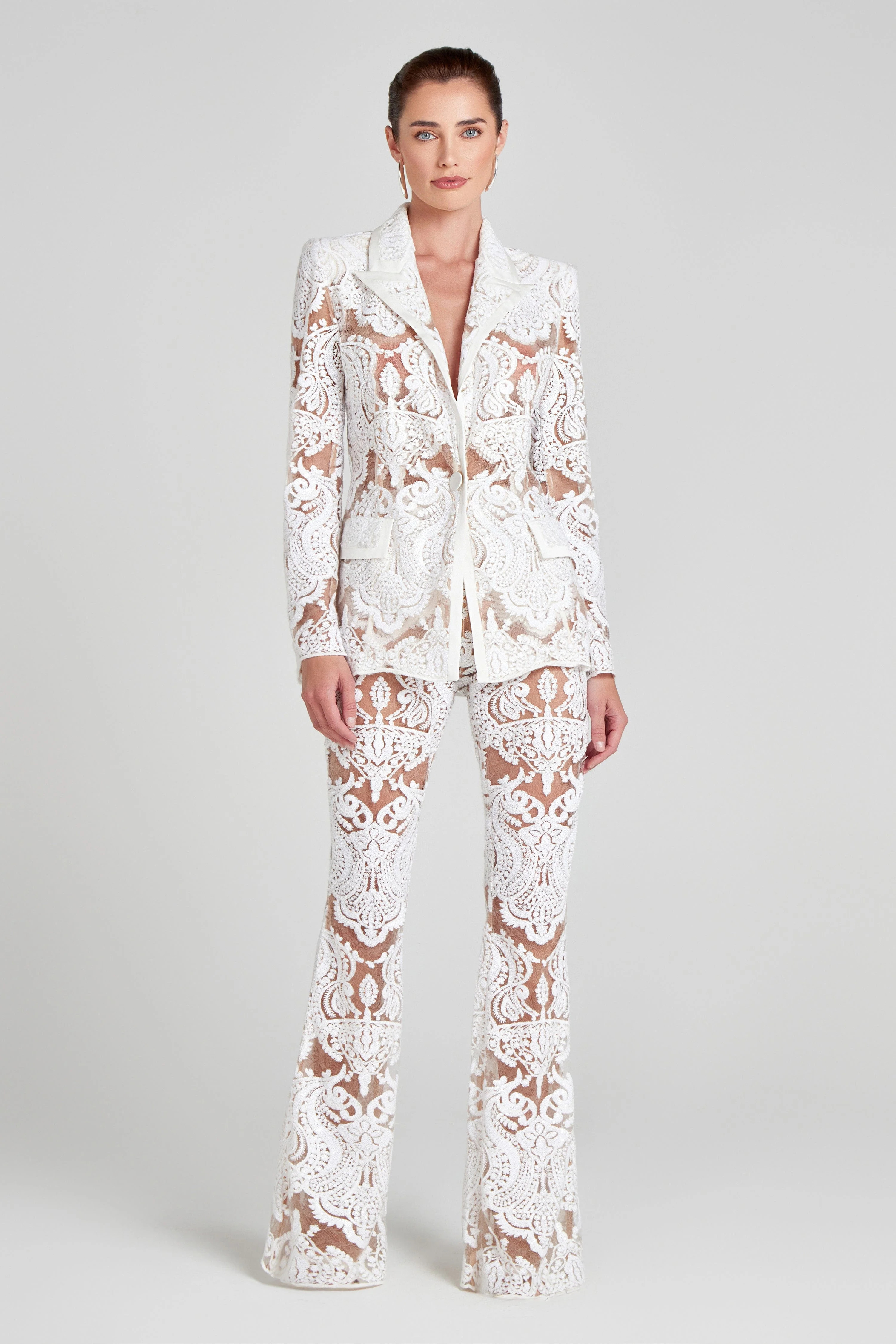 Piper White Trousers | Nadine Merabi