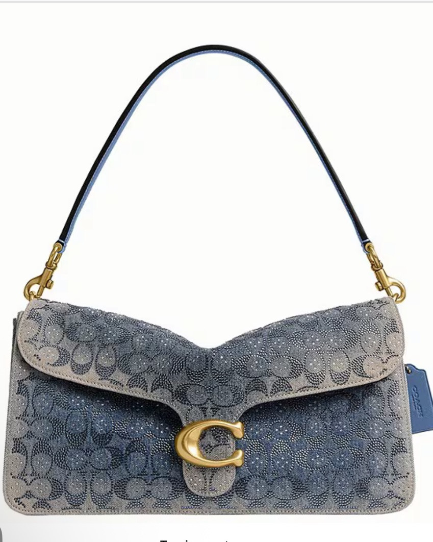 Coach Denim Crystal favorites ! #coachdenim #coachtabby #coachcrystalcollection