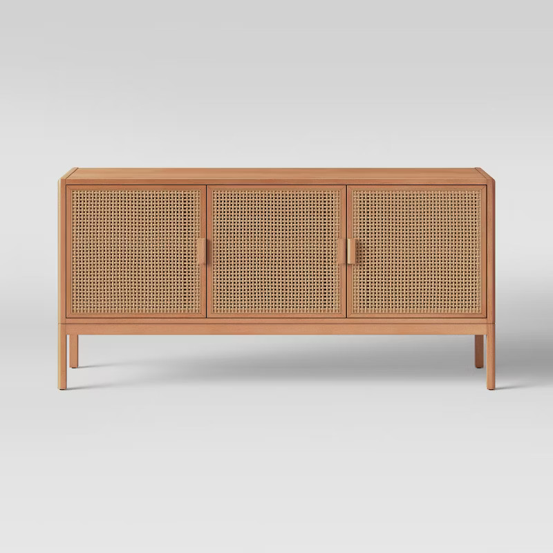 Minsmere TV Stand for TVs up to 55" Natural Brown - Threshold™ | Target