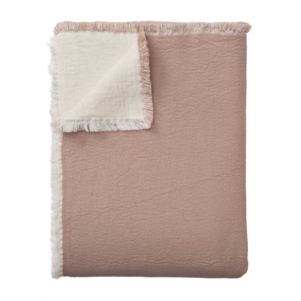 Figa Bedspread [Dusty pink & Natural white] | URBANARA (EU)
