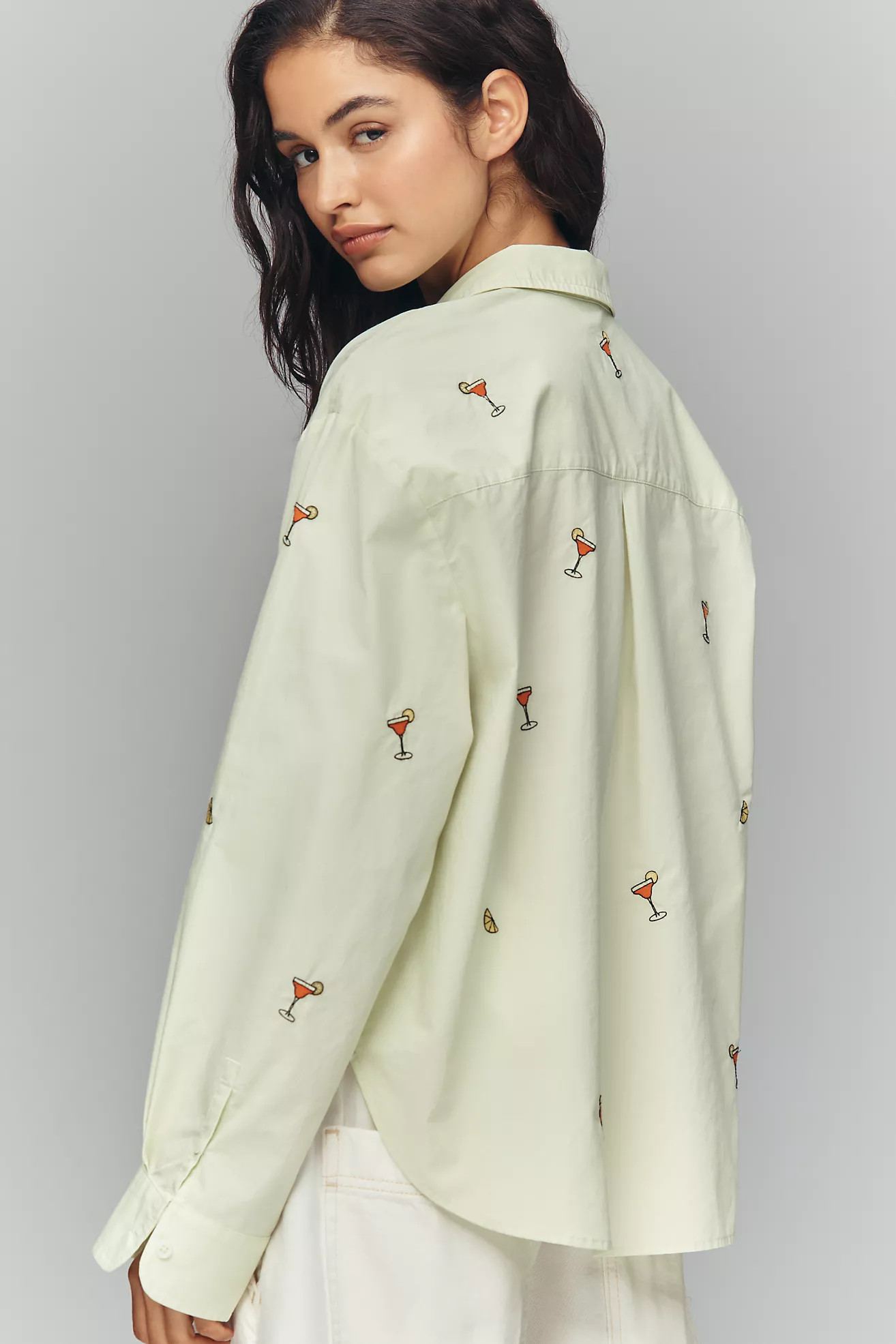 Novelty Shrunken Bennet Buttondown Shirt by Maeve | Anthropologie (US)