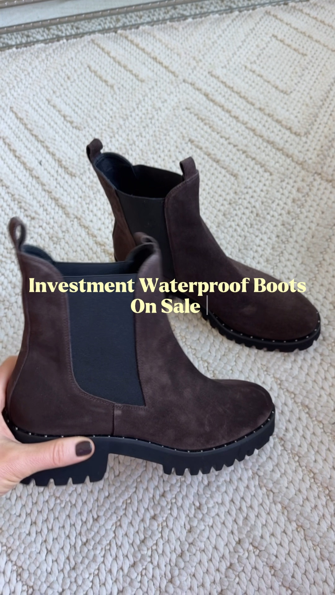 If I had to pick only one pair of boots to have in my wardrobe, this fall in winter season, it would be these!￼

they’re extremely comfortable, waterproof for all the weather and bring the style. These are handmade and fit shoe size. Now is a great time to grab them on sale 😍￼￼

#LTKmomlife #LTKOver40 #LTKSeasonal
