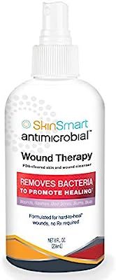 SkinSmart Wound Therapy, Hypochlorous Antimicrobial Safely Removes Bacteria so Wounds Can Heal, 8... | Amazon (US)