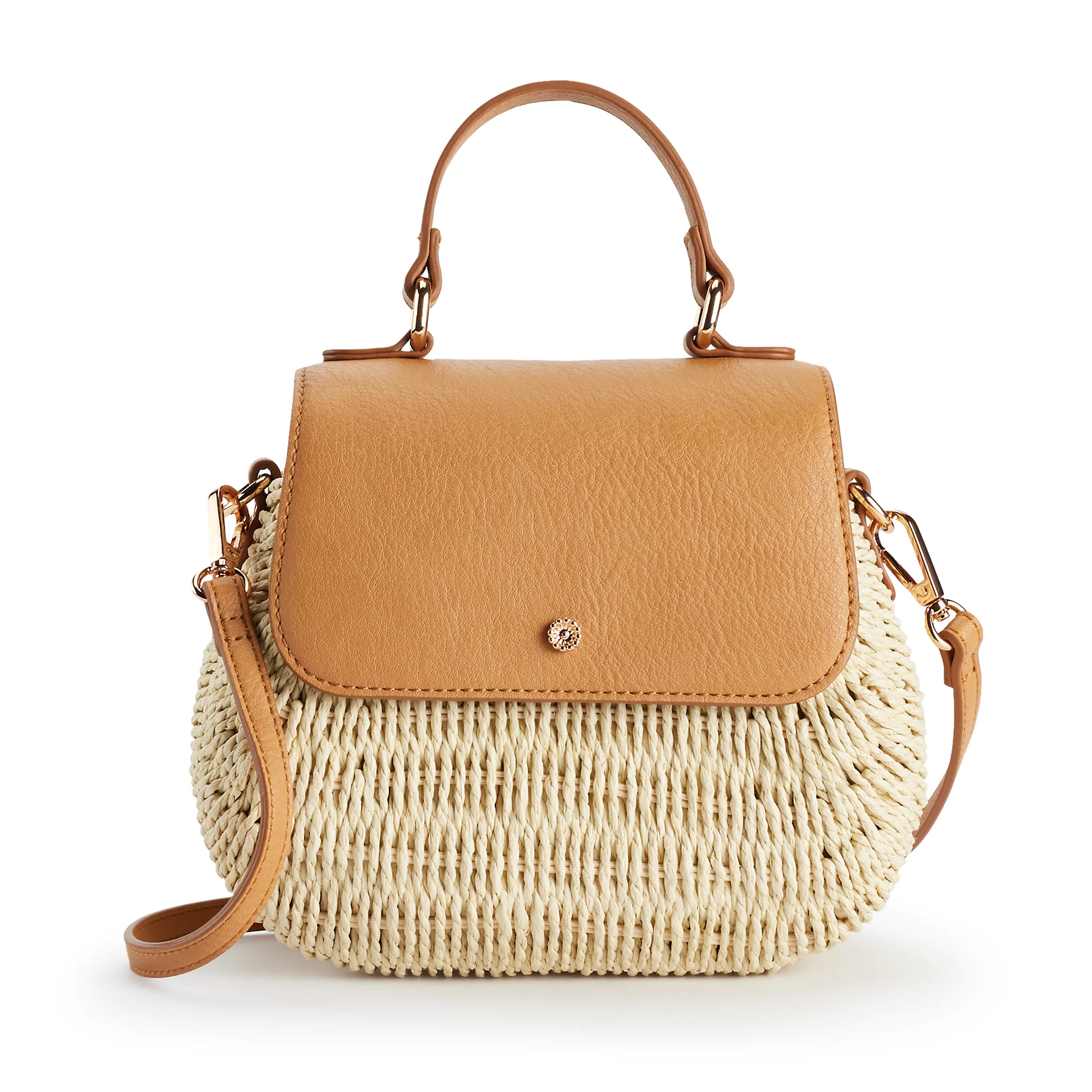 LC Lauren Conrad Structured Shoulder Bag | Kohl's