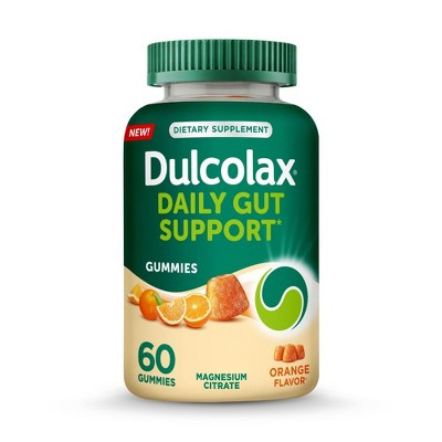 Dulcolax Daily Gut Support Laxative Gummies - Orange - 60ct | Target