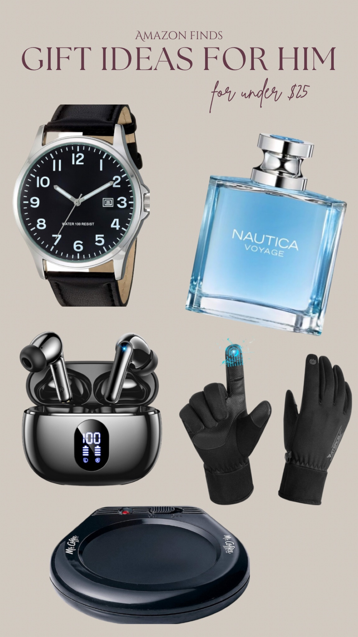 If you’re struggling to find gifts for a special guy in your life here’s a few gift ideas for under $25!

#LTKGiftGuide #LTKSeasonal #LTKHoliday