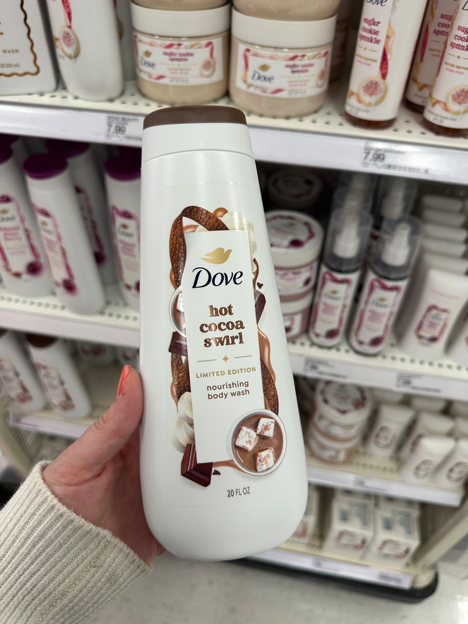 Holiday Scents have arrived at Target!

This Dove Beauty Limited Edition Holiday Treat Body Wash in Hot Cocoa Swirl smells like a Winter Dream! 

#LTKHoliday #LTKSeasonal #LTKBeauty