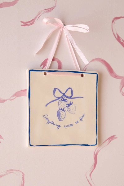 Amelie Patterned Tile Wall Hanging | Urban Outfitters (US and RoW)