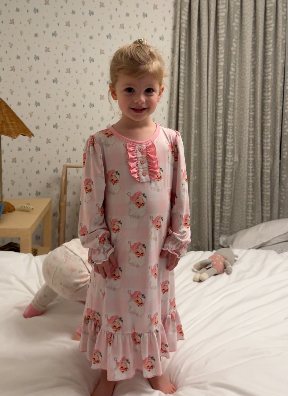 Christmas nightgown 🎀 vintage Santa, Caden Lane, toddler fashionn

#LTKGiftGuide #LTKHoliday #LTKKids