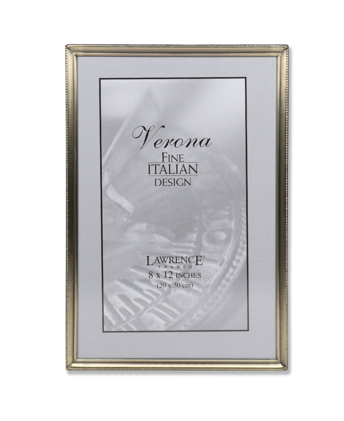 Lawrence Frames Antique Brass Picture Frame - Bead Border Design - 8" x 12" - Gold | Macy's