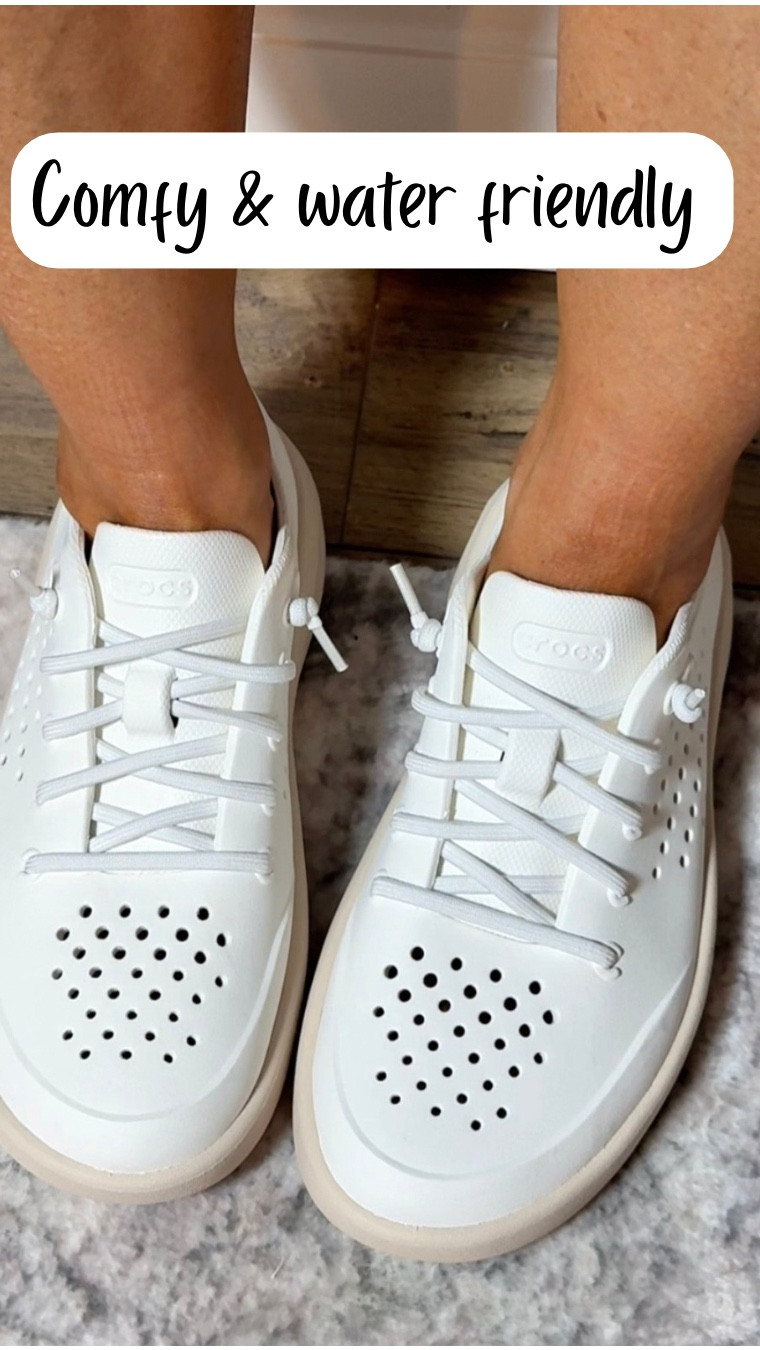 These @crocs sneakers are going to be my go-to shoe this summer. Super comfy & lightweight, easy to clean, perfect for beach, pool and casual summer days. 

#LTKSeasonal #LTKSwim #LTKootd