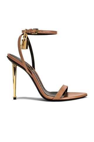 TOM FORD Naked Padlock 105 Sandal in Taupe | FWRD 