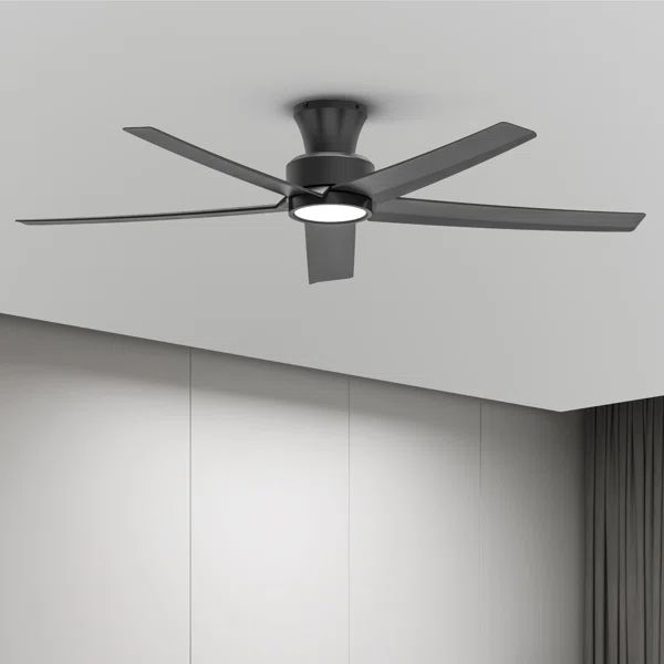 52" Elvert Ceiling Fan with LED Lights | Wayfair North America