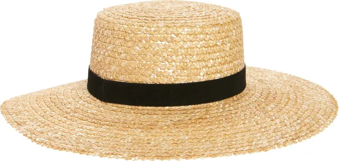 Mira Straw Boater | Nordstrom