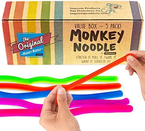 Impresa Products 5-Pack of Original Stretchy String Fidget / Sensory Toys (BPA/Phthalate/Latex-Fr... | Amazon (US)