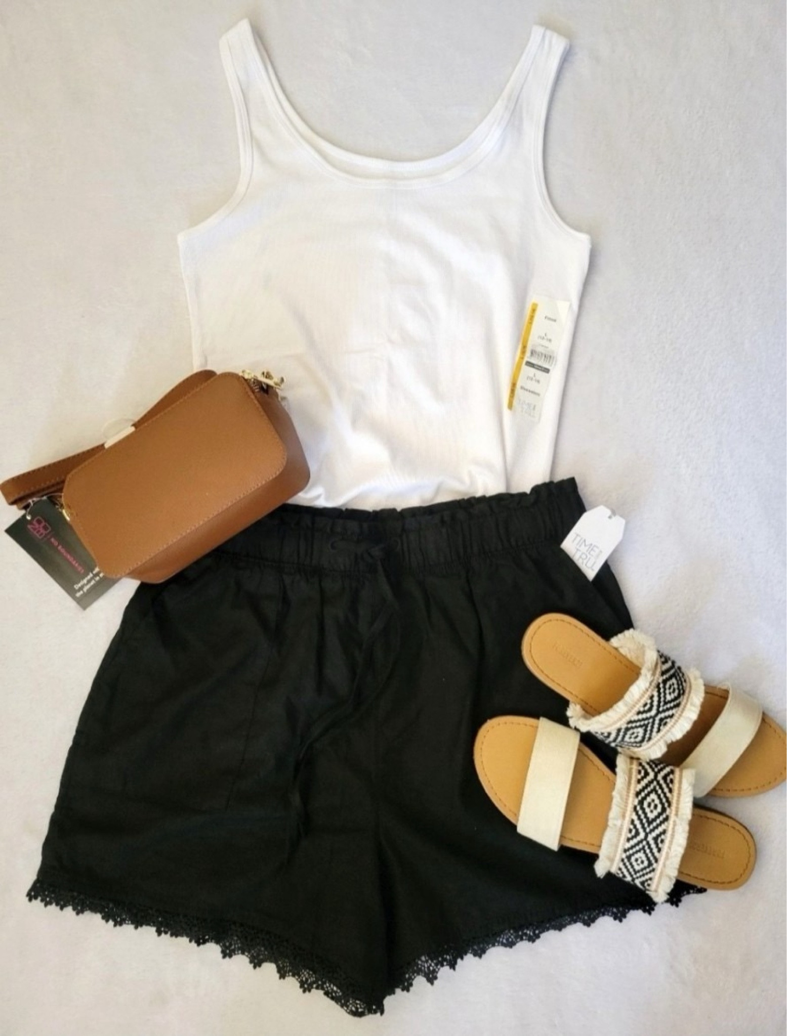 Time and Tru Women's Linen Blend Shorts from Walmart - spring is almost here & my favorite shorts are BACK in stock.. these shorts feature a lace hem detail and they're super comfy! Thinking of buying a new pair to save when these ones start falling apart 🤪 Sadly everything else pictured is sold out 😭 ALSO I have not mentioned this but there is a new LTK feature where you can turn on my shop post notifications so it will alert you everytime I upload 🧡  Remember you can always get a price drop notification if you heart a post/save a product 😉 

✨️ P.S. if you follow, like, share, save or shop my post (either here or @coffee&clearance).. thank you sooo much, I appreciate you! As always thanks sooo much for being here & shopping with me 🥹

| Wedding Guest Dress, Vacation Outfit, Date Night Outfit, Dress, Jeans, Maternity, Resort Wear, Home, Spring Outfit, Work Outfit, spring style, Baby Shower, Coffee Table, Bedding, Bedroom, Living Room, Sneakers, Nursery, Hearth and Hand, project 62, hearth and hand with magnolia, target home, brightroom, mainstays, Thyme and Table, great value, better homes & gardens, your zone, pillowfort, room essentials, opalhouse, threshold | #LTKstyletip #LTKbeauty #LTKtravel #LTKshoecrush #LTKxVICI #LTKBacktoSchool