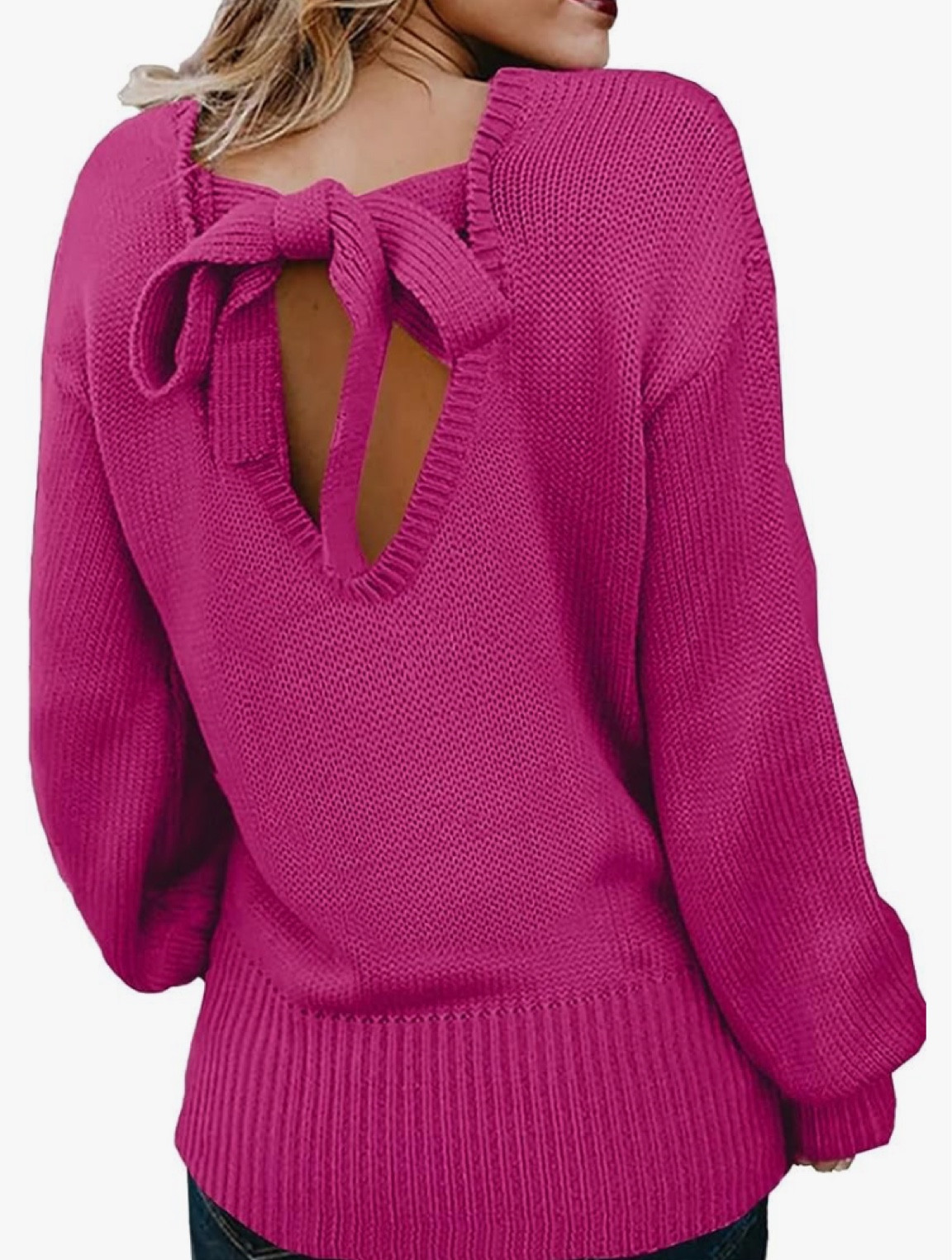 Amazon sweater daily deals love the back detail. Could wear to work or on the weekends. 

Fall outfit 
Work outfit 
Casual outfit
Wear now
Wear later
Transitional outfit 
Early Fall outfit 
Work from home outfit
WFH outfit 
Travel outfit 

#LTKSeasonal #LTKsalealert #LTKFind