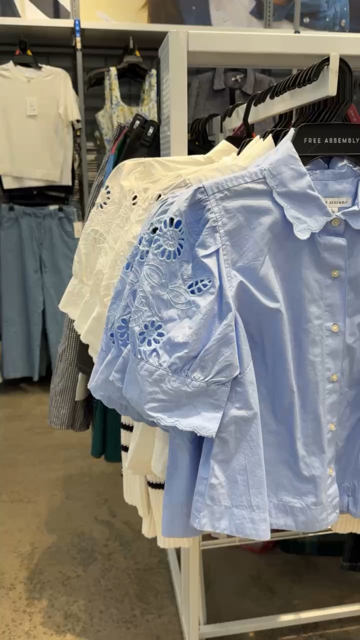 The cutest blue blouse 💙 Love the scalloped collar and sleeve details. Linked!
#LTKStyle #LTKFinds #LTKSpring #SpringStyle #FeminineStyle #BlouseStyle #StyleFinds

#LTKSeasonal #LTKmomlife #LTKPetite