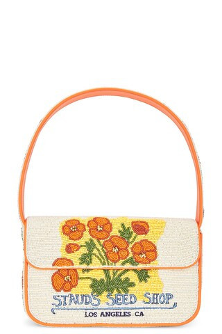 Staud Tommy Beaded Bag in Cream | FWRD 