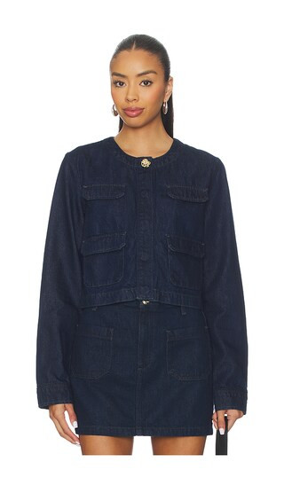 Denim Emily Jacket in Stout | Revolve Clothing (Global)