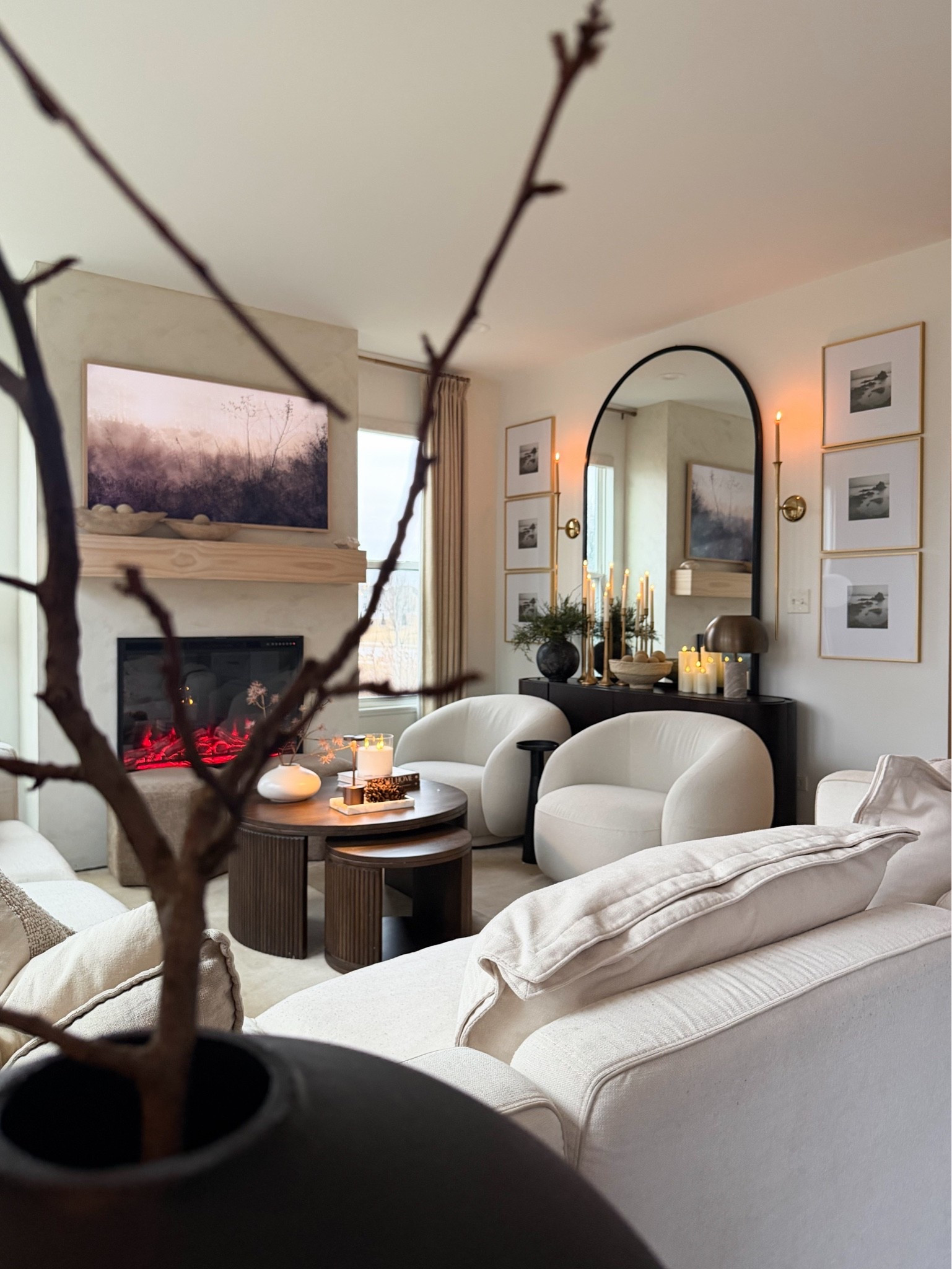luxe organic modern gallery wall on an amazon budget

#LTKHome